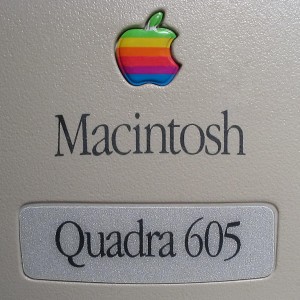 Macintosh Quadra 605 label